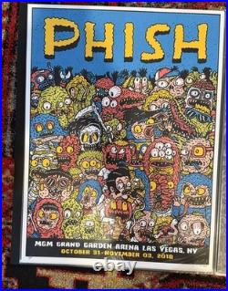 PHISH Concert Poster 2018 Las Vegas Halloween Run Hex Aunzo Artist
