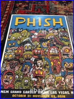 PHISH Concert Poster 2018 Las Vegas Halloween Run Hex Aunzo Artist