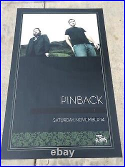 PINBACK at El Rey SS Vinyl Concert Poster 35x55 (2009)