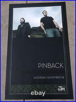 PINBACK at El Rey SS Vinyl Concert Poster 35x55 (2009)