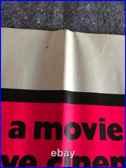 PINK FLOYD 1972 ORIG. CONCERT 1 SHEET MOVIE POSTER 27x41 (F/VF) HOT PINK STYLE