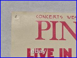 PINK FLOYD CONCERT HANDBILL / FLYER 1972 SMU McFARLIN AUD. DALLAS