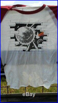 PINK FLOYD the Wall T shirt original 1980 nassau ny concert VINTAGE RARE