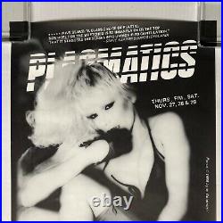 PLASMATICS The Rock Lounge Nov. 1980 NYC Punk CONCERT POSTER Wendy O. Williams