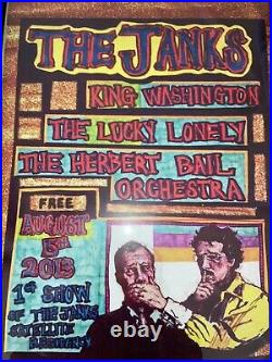 POSTER The Janks King Washington August 5 2013 Concert Live Show