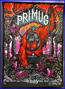 PRIMUS 2021 Phoenix, Arizona 18x24 Concert Poster by Munk One #'d 28/50