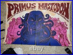 PRIMUS POSTER AP Edition #/50 Edgefield Concerts Troutdale, Signed & Numbered