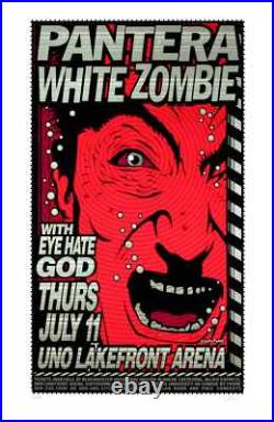 Pantera Concert Poster New Orleans 1996