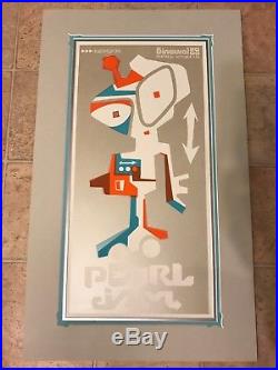 Pearl Jam 2000 Montreal AMES concert poster triple matted FREE SHIPPING