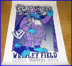 Pearl Jam Ames Bros 2xl Signed 2013 Wrigley Field Concert Poster Rare S/n Of 100