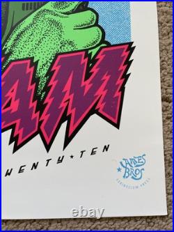 Pearl Jam Concert Poster 2010 U. S. Tour Newark Prudential Center 5/18/2010 Show