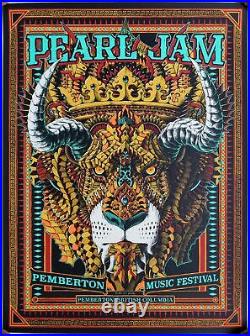 Pearl Jam Concert Poster 2016 British Columbia