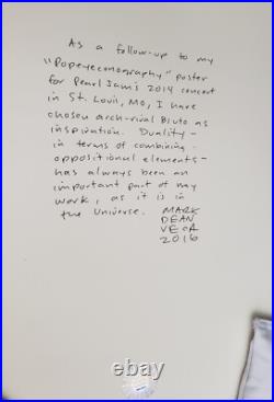 Pearl Jam Concert Poster 2016 Toronto Ontario Canada by Mark Dean Veca