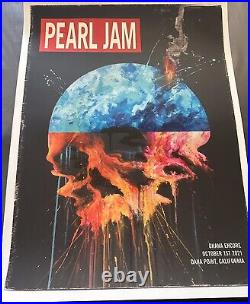 Pearl Jam Concert Poster 2021 Ohana Festival Vedder Miggs Rare