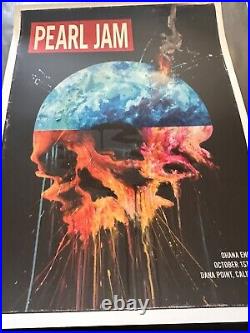 Pearl Jam Concert Poster 2021 Ohana Festival Vedder Miggs Rare