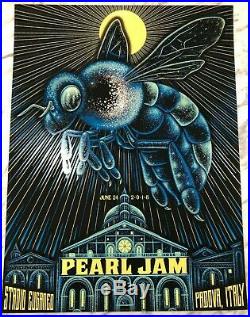 Pearl Jam Padova Italy 06/24/2018 Todd Slater Concert Print Poster Show Edition