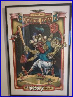 Pearl Jam Wrigley Field Concert Poster 2013 Very Rare