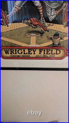 Pearl Jam Wrigley Field Concert Poster 2013 Very Rare