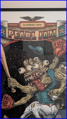 Pearl Jam Wrigley Field Concert Poster 2013 Very Rare