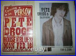 Pete Droge & Sinners 3 Original Authentic Concert Promo Posters House of Blues