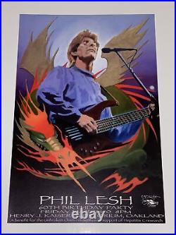 Phil Lesh 60th Birthday Stanley Mouse Original Concert Poster