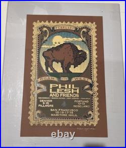 Phil Lesh And Friends Concert Poster 2001 Roam The West Tour #567/600 16.5x25