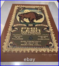 Phil Lesh And Friends Concert Poster 2001 Roam The West Tour #567/600 16.5x25