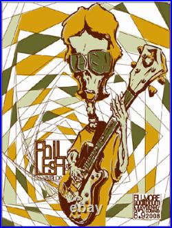 Phil Lesh Fillmore Denver 2008 Concert Poster Silkscreen Grateful Dead