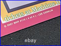 Phil Lesh & Friends 2001 Maritime Hall San Francisco 4 Concert Poster Set Mint