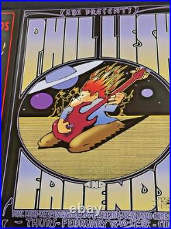 Phil Lesh & Friends 2001 Maritime Hall San Francisco 4 Concert Poster Set Mint