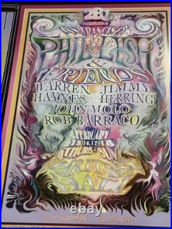 Phil Lesh & Friends 2001 Maritime Hall San Francisco 4 Concert Poster Set Mint