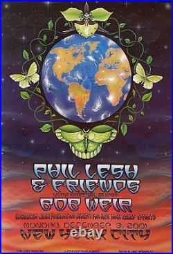 Phil Lesh & Friends Bob Weir Concert Poster 2001
