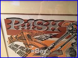 Phish 2003 Cincinnati Official Concert Poster Framed Not Mint Speed Racer
