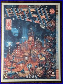 Phish 2019 Merriweather Columbia Concert Poster Sunday 6/23/2019 Mint 559 /900