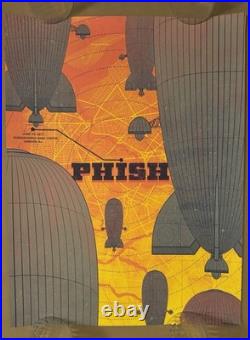 Phish 6/11/11 Concert Poster Susquehanna Bank Center Camden NJ S/N Kevin Tong