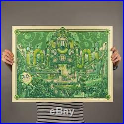 Phish Dicks Sporting Goods Park Concert Poster CO.'16 Mint Green version LOW#