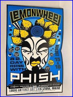Phish Lemonwheel 11x17 concert Poster
