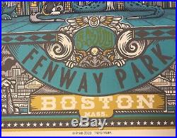 Phish boston poster fenway park millward art 2019 concert tour new