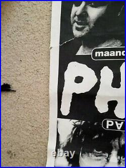 Phish rare original 1997 Amsterdam Paradiso concert tour poster vintage 16x23