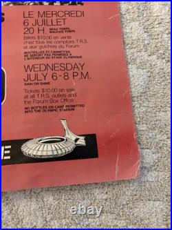 Pink Floyd 1977 Concert Poster Montréal Original Tour Rare