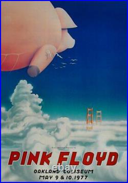Pink Floyd 1977 Oakland Coliseum Arena Concert Poster LIMITED