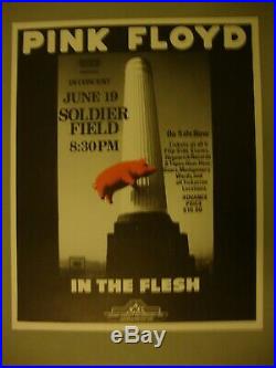 Pink Floyd 1977 Original Concert Poster Chicago