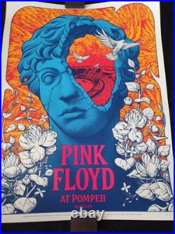 Pink Floyd Live at Pompeii Poster LE #/200 Artist Garis Edelweiss SOLD OUT