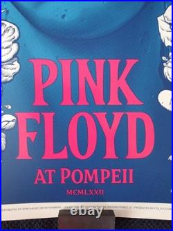 Pink Floyd Live at Pompeii Poster LE #/200 Artist Garis Edelweiss SOLD OUT