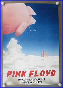 Pink Floyd Oakland 1977 Concert Poster Tuten 2nd