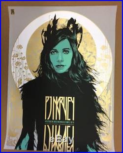 Pj Harvey Los Angeles 2017 Concert Poster Original Ken Taylor Silkscreen