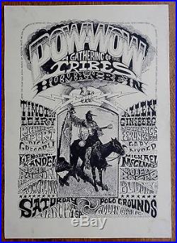 Pow Wow 3rd Print A Gathering of the Tribe Original Concert Poster R. Griffin C