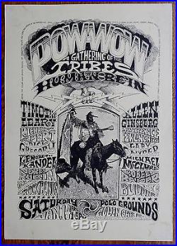 Pow Wow 3rd Print A Gathering of the Tribe Original Concert Poster R. Griffin C