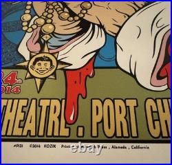 Primus Concert Poster Port Chester 2014 Frank Kozik Artist Proof X/20
