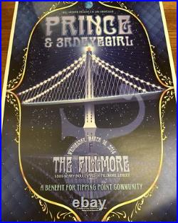 Prince 3rdeyegirl Poster Art The Fillmore SF Music Bill Graham Concert Rare